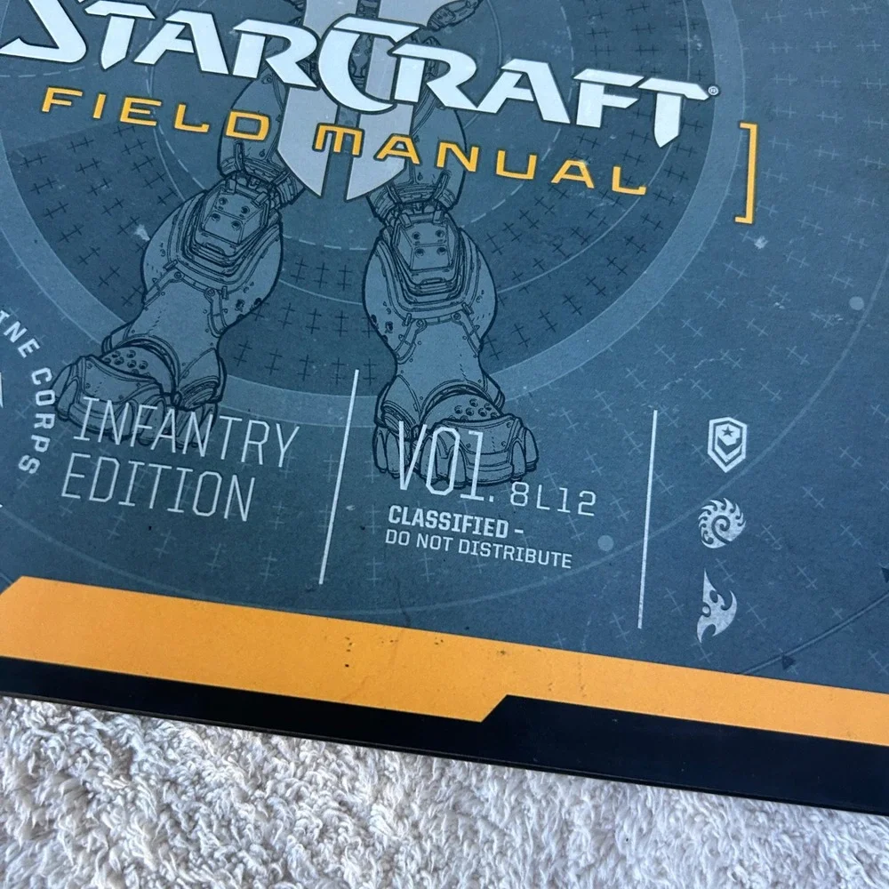 StarCraft II Field Manual Infantry Edition Vol 1 Hardcover 2015 by Rick Barba